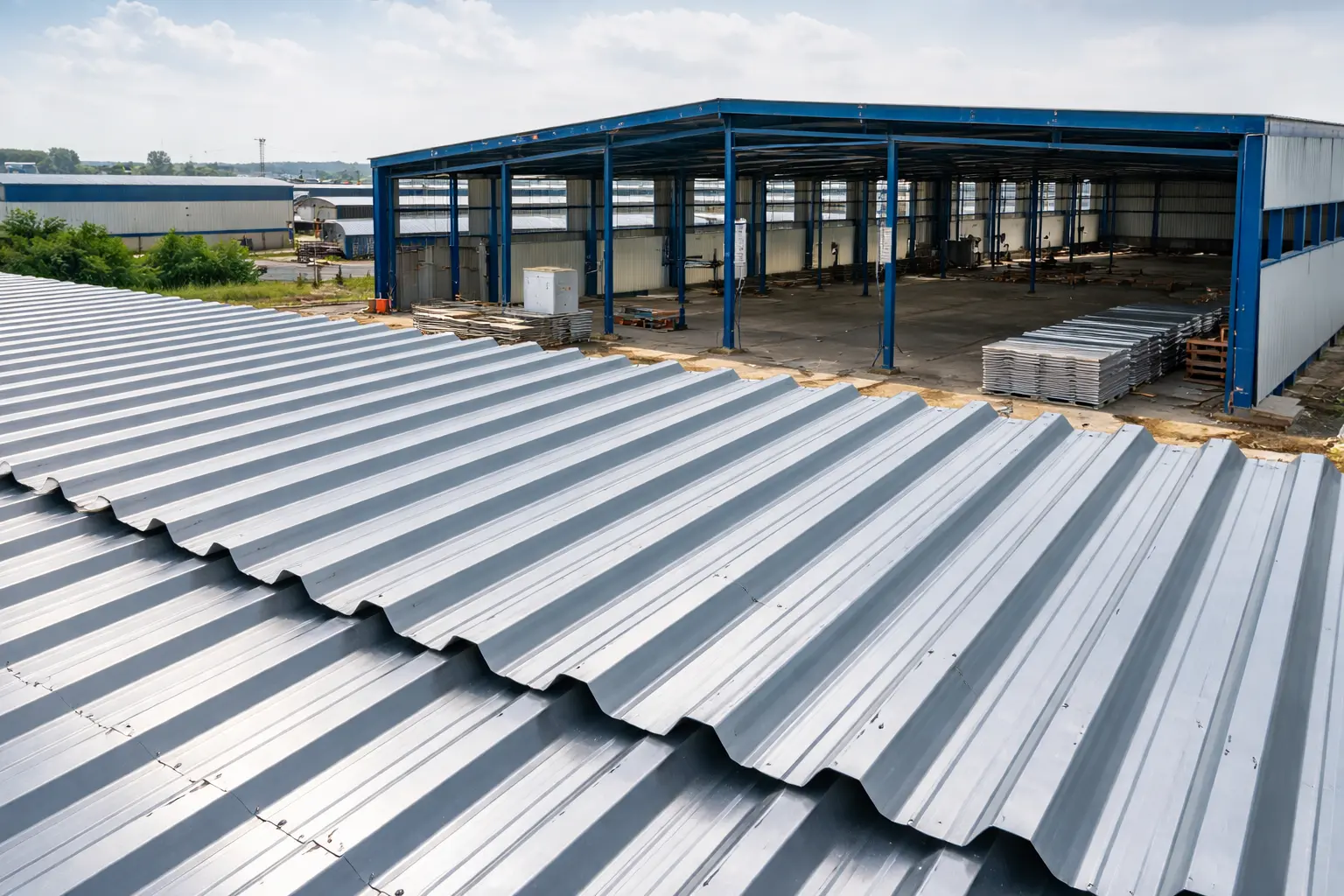 Trapezoidal Roofing Sheet Roll Forming Machine Trapezoidal Roofing Sheet Roll Forming Machine